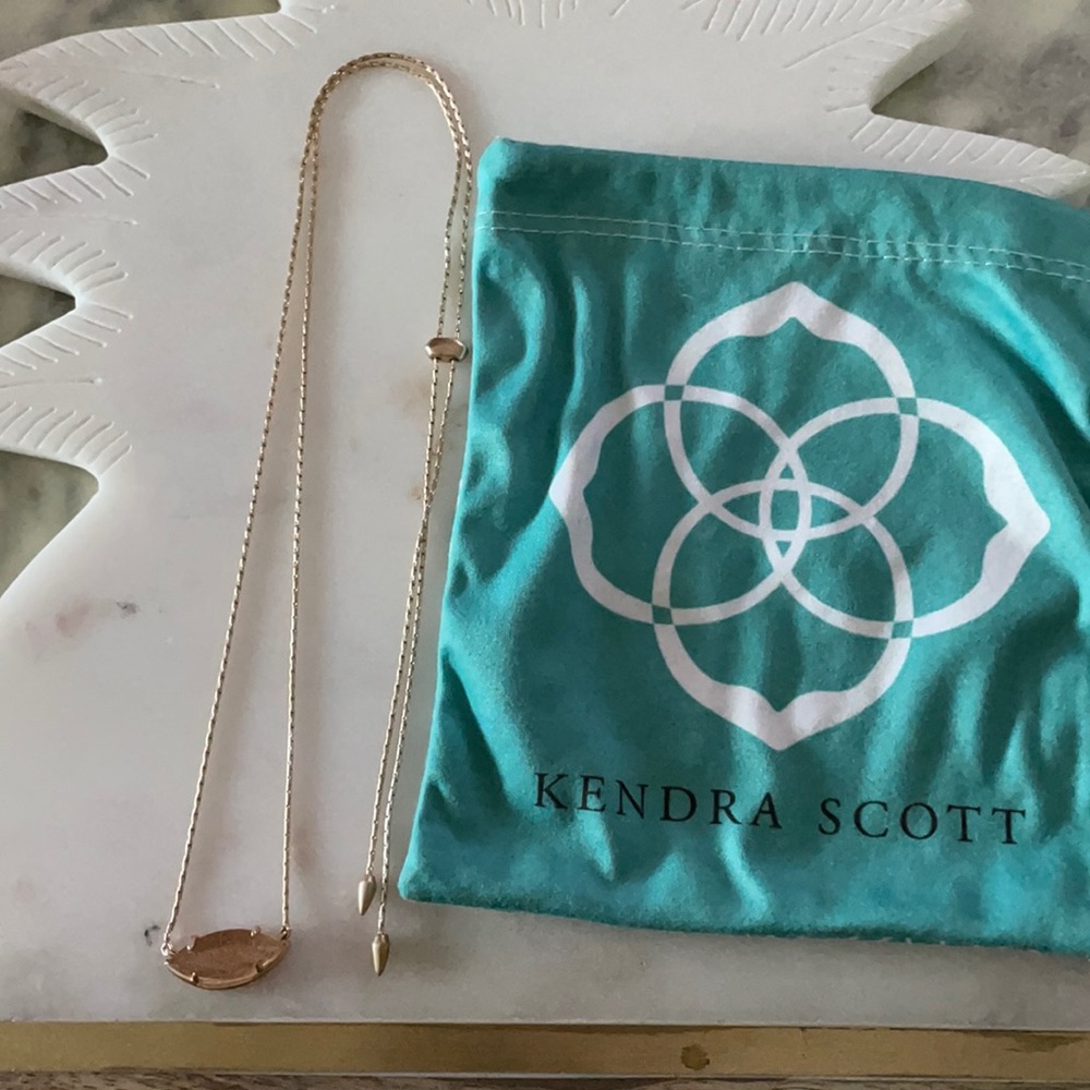 Kendra Scott Rose Gold Necklace adjustable